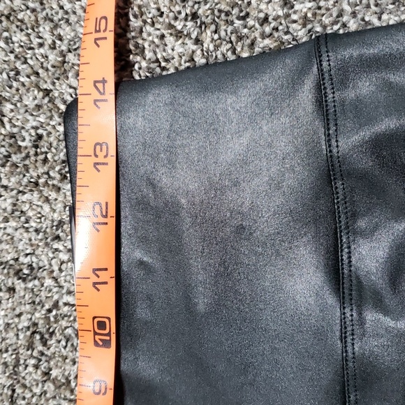Marc New York Performance High Rise Long Leggings Metallic Black Size Med - Picture 10 of 14